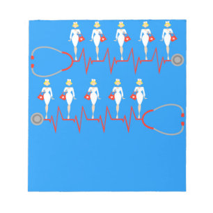 Bloco De Notas Notepad de Enfermeiro Retroativo