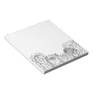 Bloco De Notas Notepad de esboço do Buquê Protea