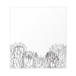 Bloco De Notas Notepad de esboço do Buquê Protea