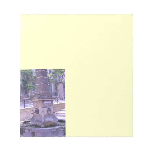 Bloco De Notas Notepad de fonte francesa (Frente)