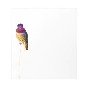 Bloco De Notas Notepad de Foto Hummingbird de Anna