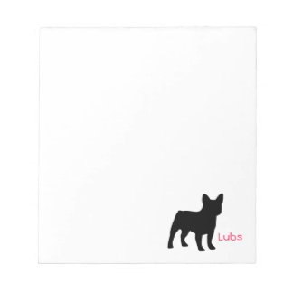 Bloco De Notas Notepad de Frenchie Love