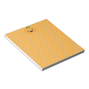 Bloco De Notas Notepad de Kawaii Jack O Lanterna Pumpkin