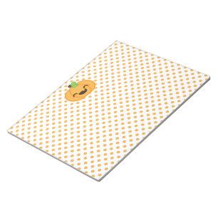 Bloco De Notas Notepad de Kawaii Jack O Lanterna Pumpkin
