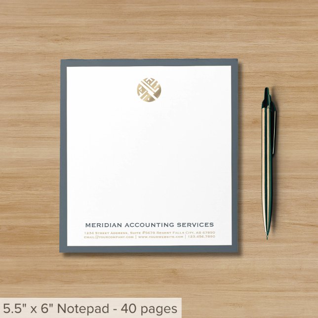 Bloco De Notas Notepad de luxo elegante (Criador carregado)