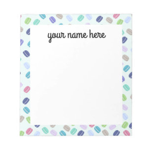 Bloco De Notas Notepad de Macarons Personalizados