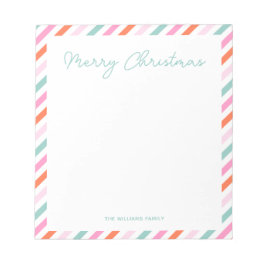 Bloco De Notas Notepad de Natal Merry Moderno