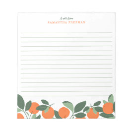 Bloco De Notas Notepad de nome personalizado colorido do arco-íri