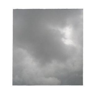 Bloco De Notas Notepad de Nuvens de Tempestade