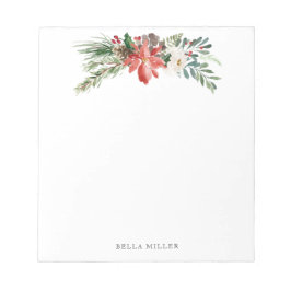 Bloco De Notas Notepad de papelaria de inverno, feriado natalino