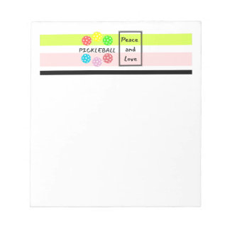 Bloco De Notas Notepad de Pickleball. Notepad Engraçado Picklebal