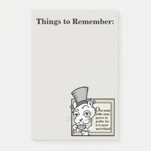 BLOCO DE NOTAS NOTEPAD DE POSTO GRÁFICO DE GATO-GRÁFICO FUNNVIC