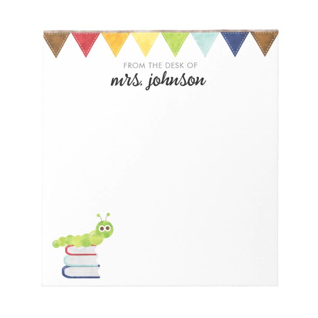 Bloco De Notas Notepad de Professores (Frente)