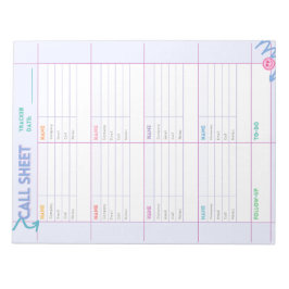 Bloco De Notas Notepad de Rastreamento de Chamada Telefônica