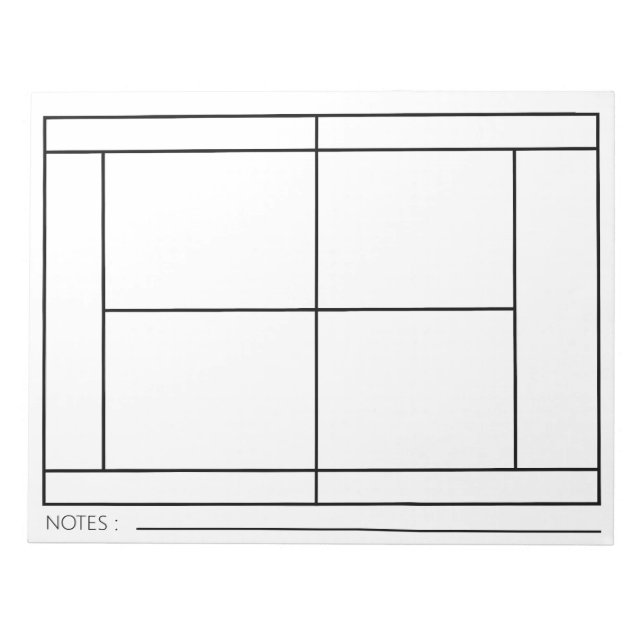 Bloco De Notas Notepad de registro tênis (Frente)