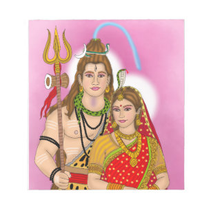 Bloco De Notas Notepad de Shiva Parvati
