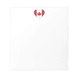 Bloco De Notas Notepad de Sinalizador do Canadá