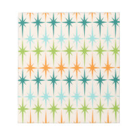 Notepad de Starbursts Geométricos da Vintage