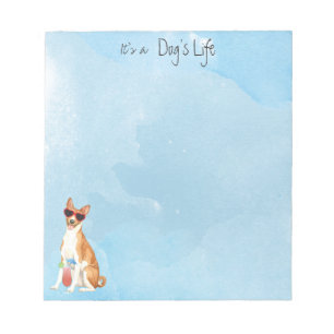 Bloco De Notas Notepad de Summer Basenji