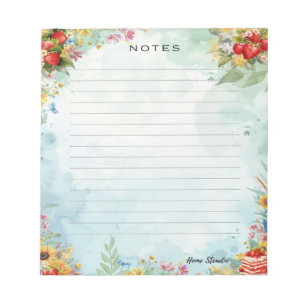 Bloco De Notas Notepad de Sweet Treat de Morango