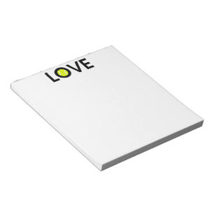 Bloco De Notas Notepad de tênis Ball LOVE