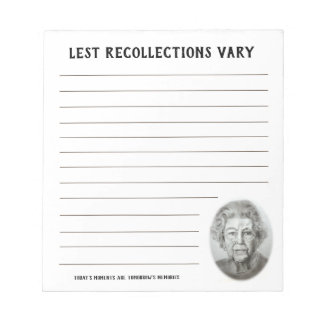 Bloco De Notas Notepad de Texto Personalizado da Rainha Real Engr