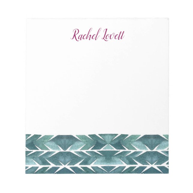 Bloco De Notas Notepad de Textura de Cactus Verde (Frente)