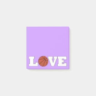 Bloco De Notas Notepad de treinador de basquete LOVE de basquete