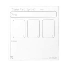 Bloco De Notas Notepad de três placas com abertura (médio, simple