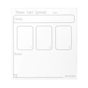 Bloco De Notas Notepad de três placas com abertura (médio, simple
