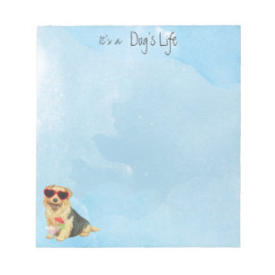 Bloco De Notas Notepad de Verão Norfolk Terrier