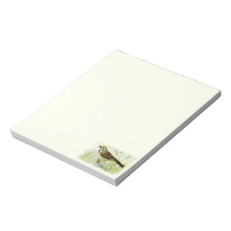 Bloco De Notas Notepad Dickcissel Bird