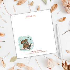 Bloco De Notas Notepad do Autumn Squirrel Book Amantes