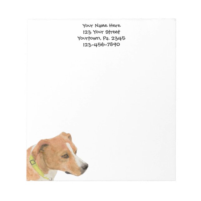 Bloco De Notas Notepad do Boxer Mix (Frente)