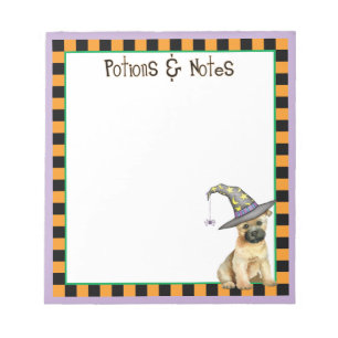 Bloco De Notas Notepad do Cairn Terrier Witch