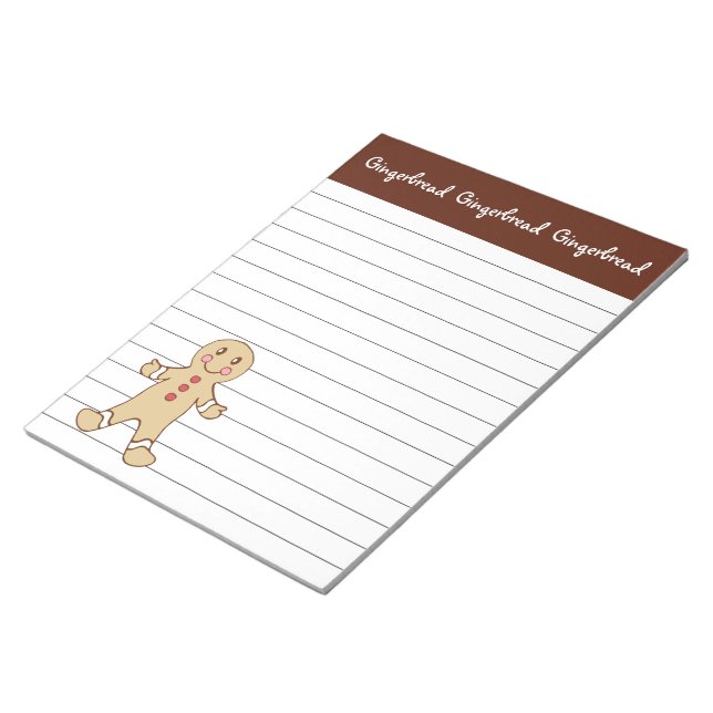 Bloco De Notas Notepad do Gingercake Boy (Inclinado)