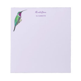 Bloco De Notas Notepad do Lúcifer Hummingbird Personalizado