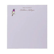 Notepad do Lúcifer Hummingbird Personalizado