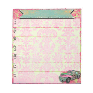 Bloco De Notas Notepad do Neon Gypsy Weekly Planner