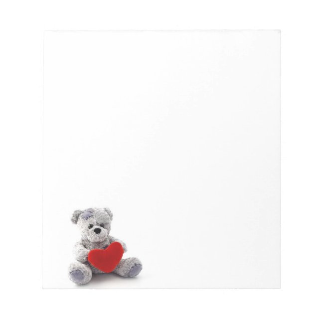 Bloco De Notas Notepad do Urso do namorados (Frente)