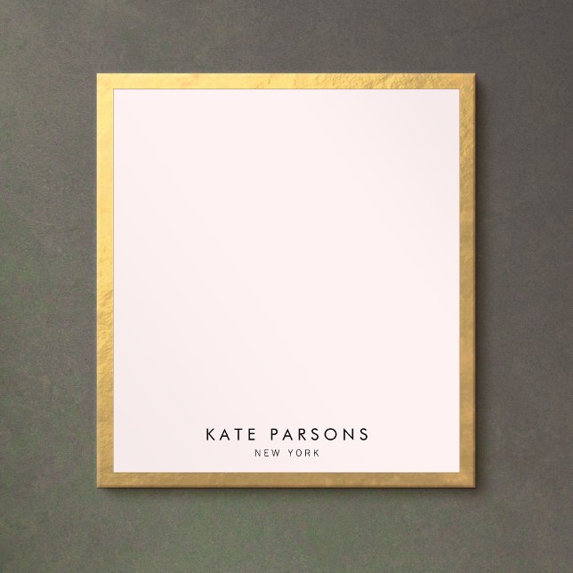 Bloco De Notas Notepad Dourado Elegante (Criador carregado)