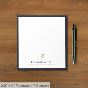 Bloco De Notas Notepad Dourado Elegante