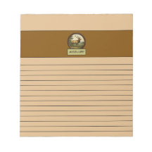 Notepad Elk Burlywood norte-americano
