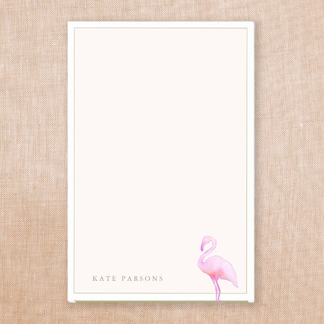 Bloco De Notas Notepad Flamingo, Cor de Água Rosa (Criador carregado)