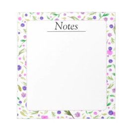 Bloco De Notas Notepad Floral - Presente Bonito para a mãe ou par