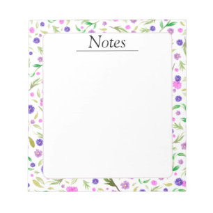 Bloco De Notas Notepad Floral - Presente Bonito para a mãe ou par
