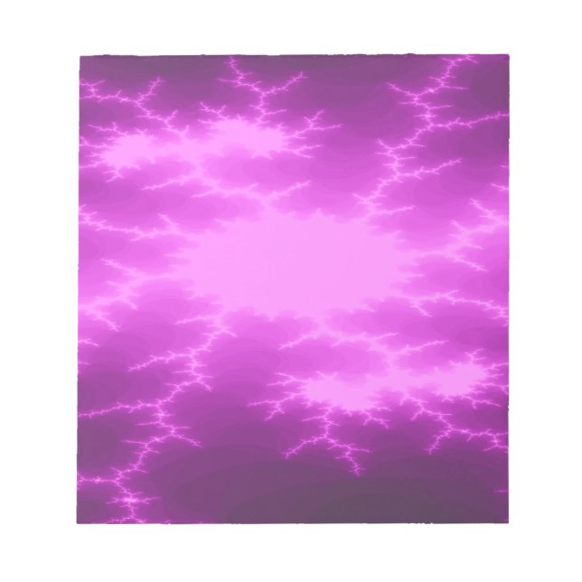 Bloco De Notas Notepad Fractal Mega Lightning (Frente)