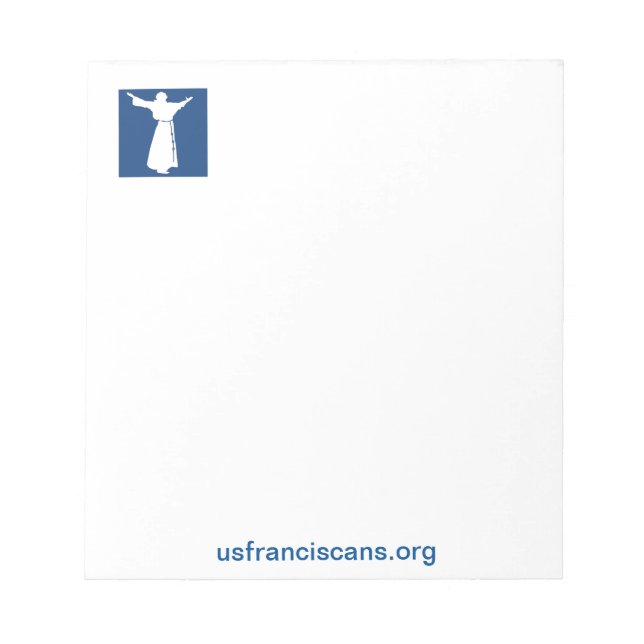 Bloco De Notas Notepad Franciscans dos EUA (Frente)