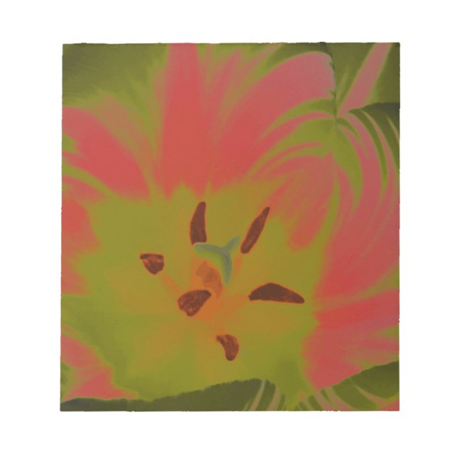 Bloco De Notas Notepad Gótica Red Tulip (Frente)
