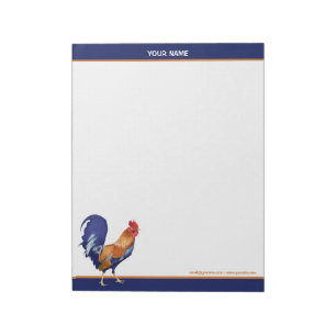 Bloco De Notas Notepad Grande do Rooster